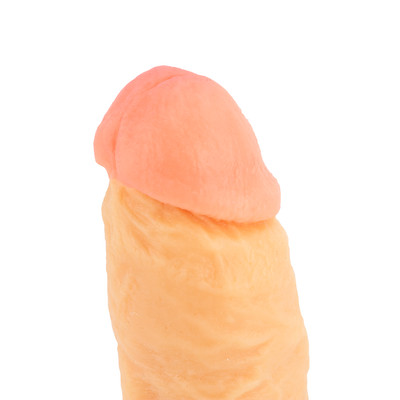 Foto 3 do produto Prótese Pênis Realístico em Silicone com Glande Definida, Veias Super Salientes e Escroto - Magic Sexy | 20,5 x 6 cm