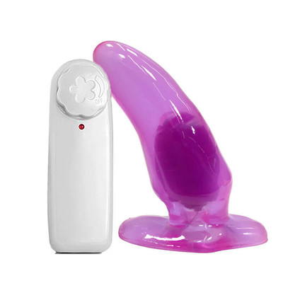 Foto 1 do produto Plug Anal Cônico com Ponta Levemente Curvada, Vibro Multivelocidade e Base de Suporte - Magic Sexy | 13 x 4,8 cm | Disponível em 6 Cores