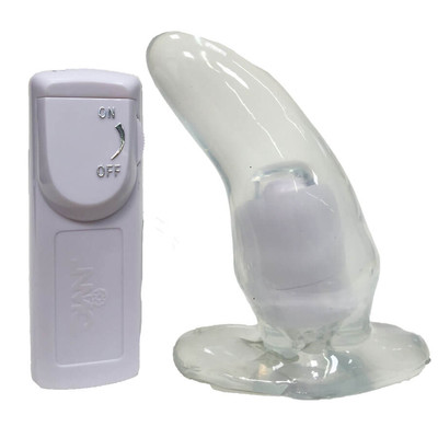 Foto 5 do produto Plug Anal Cônico com Ponta Levemente Curvada, Vibro Multivelocidade e Base de Suporte - Magic Sexy | 13 x 4,8 cm | Disponível em 6 Cores