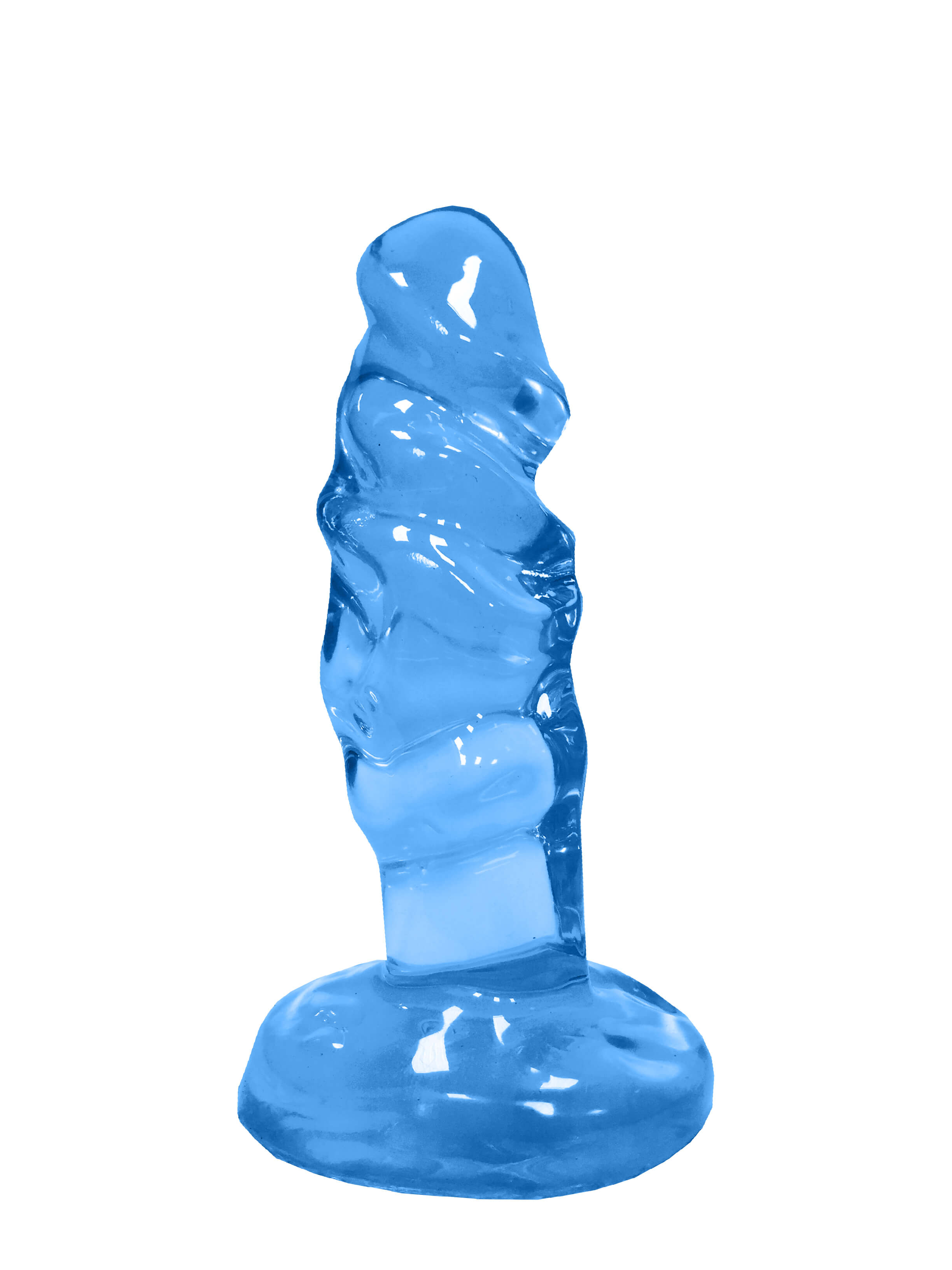 Plug Anal em Formato de Pênis Realístico com Saliências e Base de Suporte - Magic Sexy | 10,3 x 3,1 cm | Disponível em 7 Cores - 5