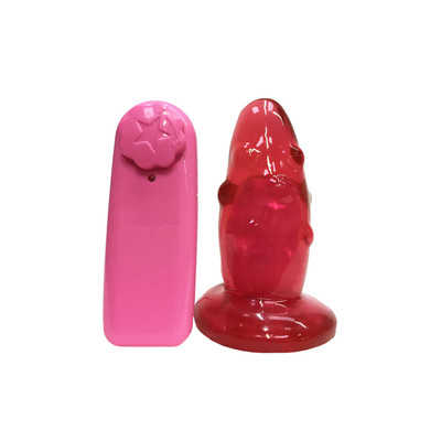 Foto 2 do produto Plug Anal em Formato Cônico com Saliências Estimuladoras e Vibrações Multivelocidade - Magic Sexy | 9 x 4,2 cm | Disponível em 5 Cores