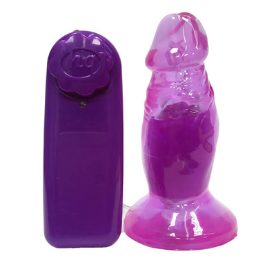 Foto 5 do produto Plug Anal em Formato de Pênis Realístico com Glande Definida e Vibração Multivelocidade - Magic Sexy | 9,1 x 3 cm | Disponível em 6 Cores