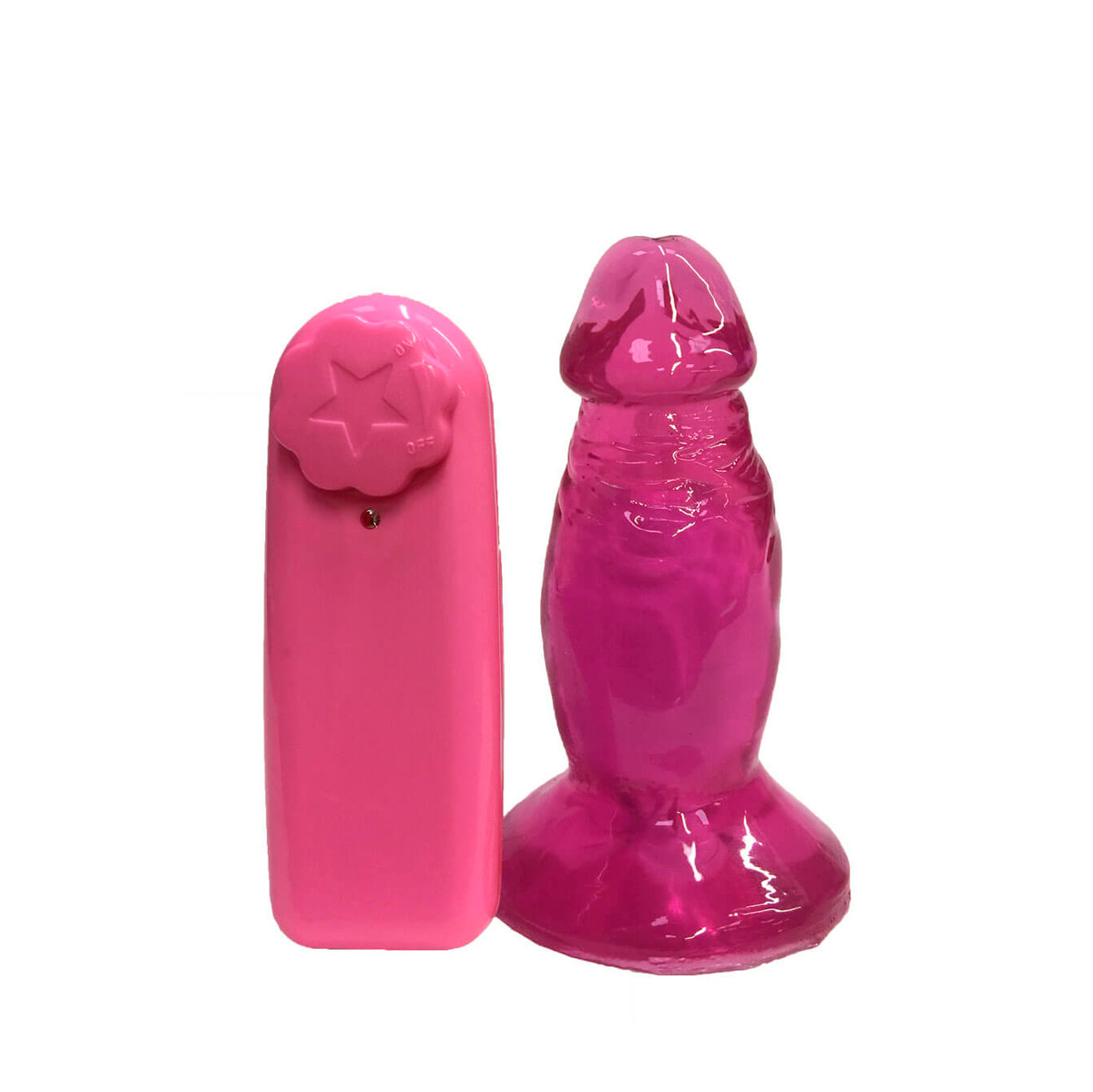 Plug Anal em Formato de Pênis Realístico com Glande Definida e Vibração Multivelocidade - Magic Sexy | 9,1 x 3 cm | Disponível em 6 Cores - 3