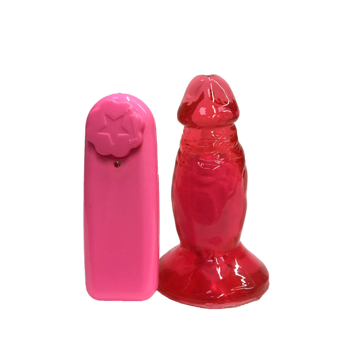 Plug Anal em Formato de Pênis Realístico com Glande Definida e Vibração Multivelocidade - Magic Sexy | 9,1 x 3 cm | Disponível em 6 Cores - 4