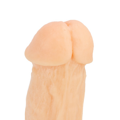 Foto 3 do produto Prótese em Formato de Pênis com Saliências, Escroto, Ventosa e Multivelocidade - Magic Sexy | 21,5 x 4,4 cm
