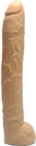 Magic Sexy - Prótese Gigante em Formato de Pênis com Veias, Escroto e Glande - 37 x 5,5 cm | Cód: 233 - 1
