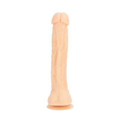 Prótese Peniana Gigante com Veias, Escroto, Glande e Ventosa - Magic Sexy | 21,4 x 4,4 cm