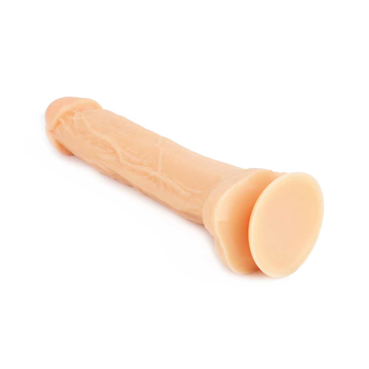 Prótese Peniana Gigante com Veias, Escroto, Glande e Ventosa - Magic Sexy | 21,4 x 4,4 cm - 4