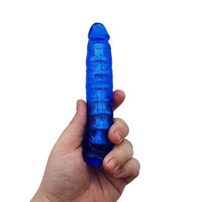 Prótese Realística Articulada em Jelly com Glande e Saliências - Magic Sexy | 14 x 3 cm | Disponível em 7 Cores