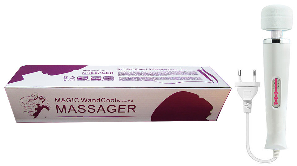 Massageador Elétrico em Soft Touch com 10 Níveis de Vibração - Magic WandCool Massager | 30 x 5 cm | Disponível em 4 Cores - 3