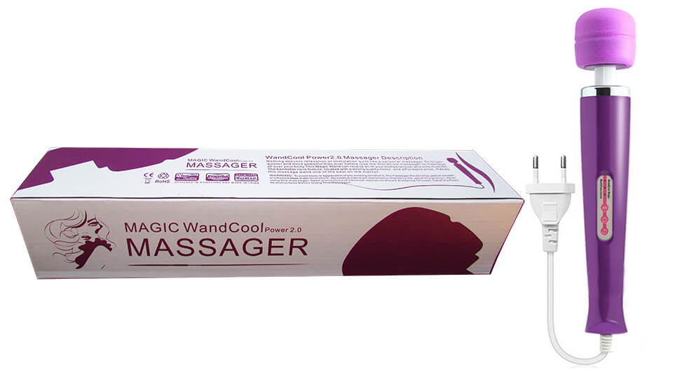 Massageador Elétrico em Soft Touch com 10 Níveis de Vibração - Magic WandCool Massager | 30 x 5 cm | Disponível em 4 Cores - 4