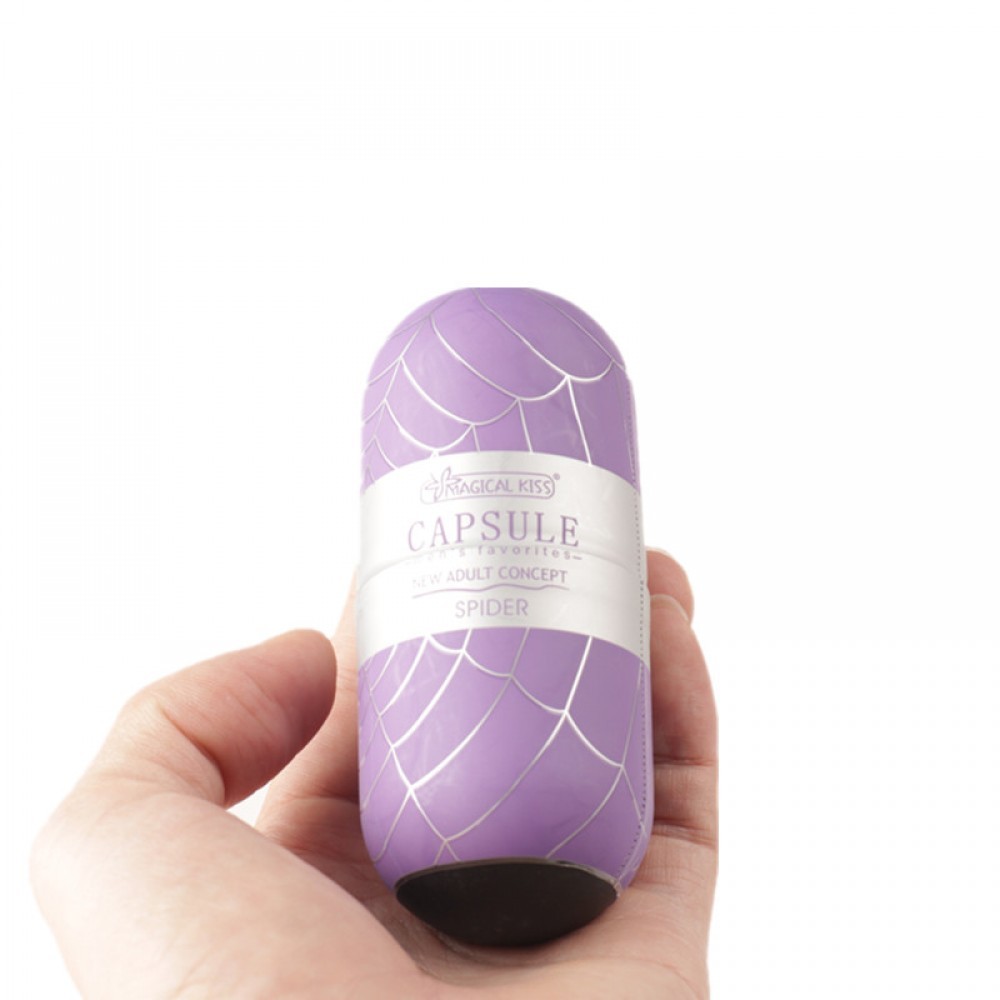 Masturbador Masculino em Formato de Cápsula e Textura Interna - Magical Kiss Capsule Spider - 3