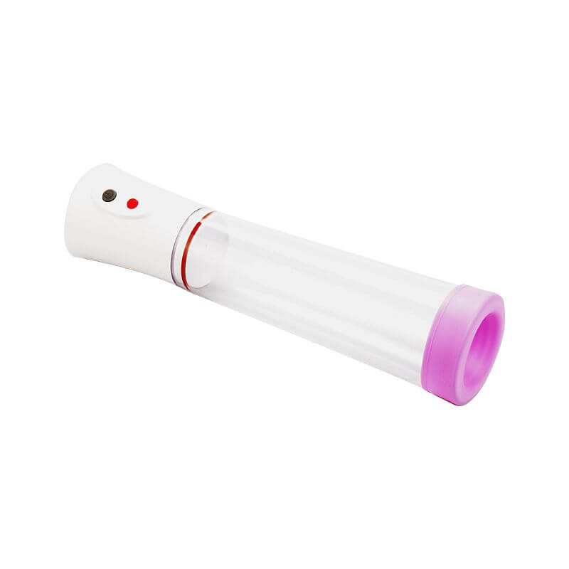 Magical Kiss Electric High Vacuum - Bomba Peniana Elétrica com Painel de Controle e Anéis em Silicone - 29 x 6,6 cm - 2