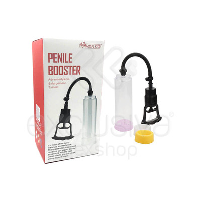 Foto 1 do produto Magical Kiss Penile Booster - Bomba Peniana Manual com Kit 3 Anéis Coloridos e Válvula de Segurança |23,5 x 7,3 cm
