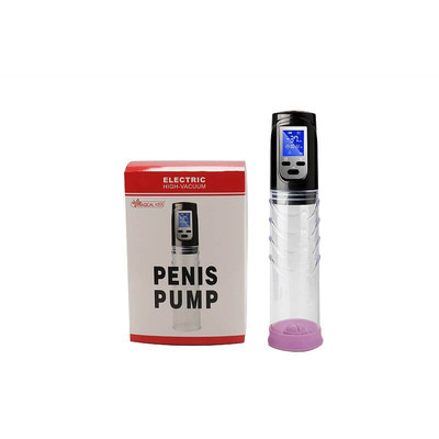 Bomba Peniana Elétrica com Monitor Digital Recarregável - Magical Kiss Penis Pump Electric High Vaccum