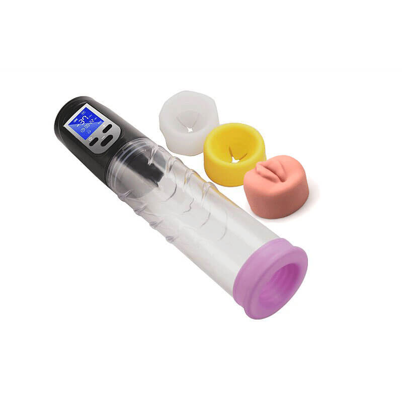 Bomba Peniana Elétrica com Monitor Digital Recarregável - Magical Kiss Penis Pump Electric High Vaccum - 3