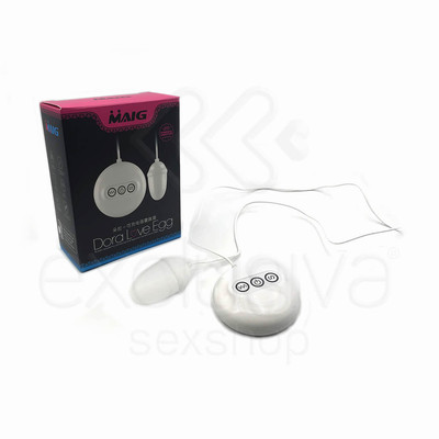 Maig Dora Love Egg - Cápsula Vibratória Recarregável , 16 Modos de Vibração e 4 Velocidades - 5 x 3 cm