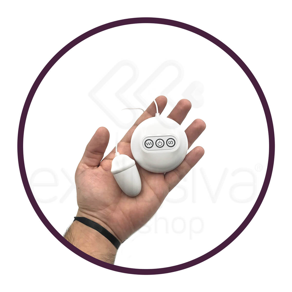 Cápsula Vibratória com Controle com Fio, 16 Modos de Vibração e 4 Velocidades - Maig Lola Love Egg | 5 x 3 cm - 2