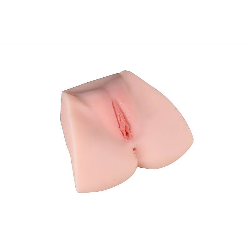 Maig - Masturbador Masculino com Forma de Vagina Realística em Cyberskin e 2 Orifícios Penetráveis - 19,5 x 20,5 cm - 2