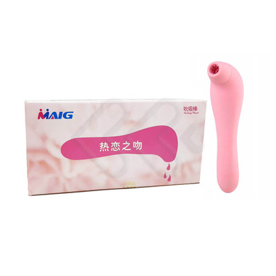 Maig - Vibrador de Ponto G e Estimulador de Clitóris Recarregável com 6 Modos de Sucção e 10 Rotação - 10,1 x 3,3 cm