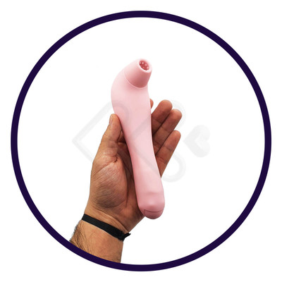 Maig - Vibrador de Ponto G e Estimulador de Clitóris Recarregável com 6 Modos de Sucção e 10 Rotação - 10,1 x 3,3 cm