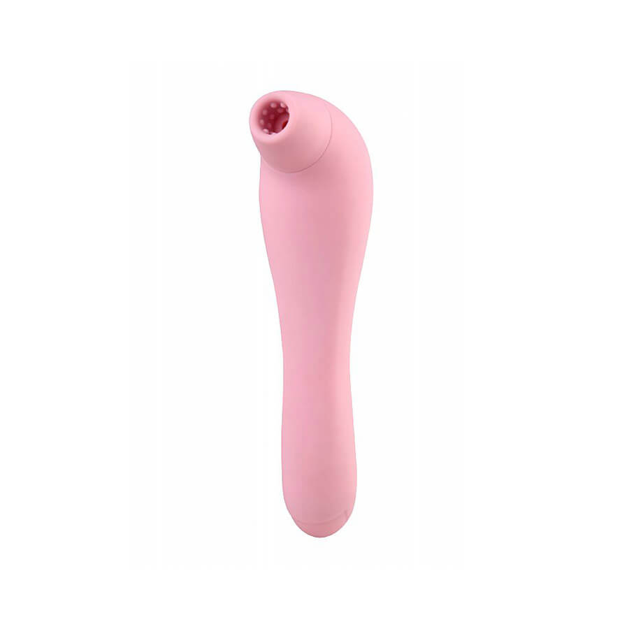 Maig - Vibrador de Ponto G e Estimulador de Clitóris Recarregável com 6 Modos de Sucção e 10 Rotação - 10,1 x 3,3 cm - 3