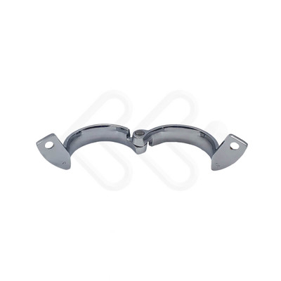 Foto 4 do produto Cinto de Castidade Masculino em Aço com Anel para Escroto Removível - Male Chastity Device - 11,9 x 5,3 cm