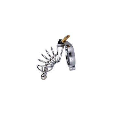 Foto 3 do produto Cinto de Castidade Masculino Vazado com Penetrador de Uretra - Male Chastity Device | 11,5 x 3,3 cm