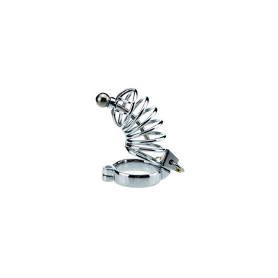 Foto 4 do produto Cinto de Castidade Masculino Vazado com Penetrador de Uretra - Male Chastity Device | 11,5 x 3,3 cm