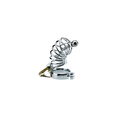 Foto 5 do produto Cinto de Castidade Masculino Vazado com Penetrador de Uretra - Male Chastity Device | 11,5 x 3,3 cm