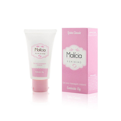 Gel Excitante Feminino que Aquece e Lubrifica - Linha Classic Malícia - 15 gramas