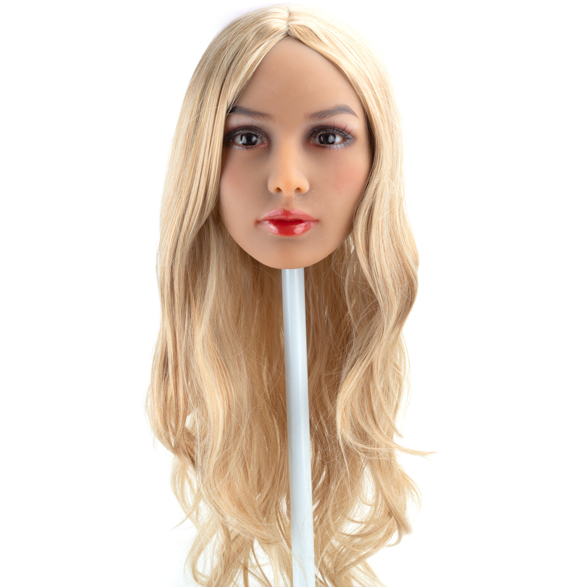 Malu - Boneca Realística em TPE com Pele Bronzeada, Cabelos Longos, Olhos Castanhos, Seios Médios, Vértebras em Aço e Acessórios - 35,6 kg e 1,43 Metros de Altura - 12