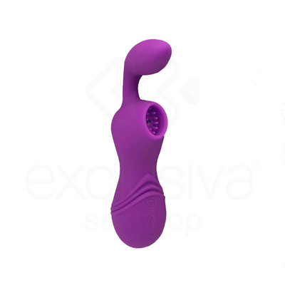 Foto 3 do produto Vibrador Estimulador de Ponto G e Clitóris com Tecnologia de Sucção e 12 Modos de Vibração - Man Nuo Naughty Baby Vibrating Rod