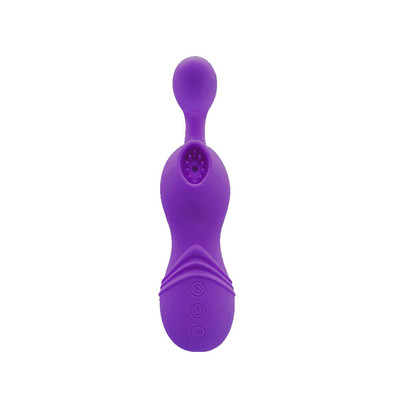 Foto 2 do produto Vibrador Estimulador de Ponto G e Clitóris com Tecnologia de Sucção e 12 Modos de Vibração - Man Nuo Naughty Baby Vibrating Rod