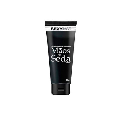Gel Deslizante para Masturbação com Aroma de Menta - Mãos de Seda | 30g