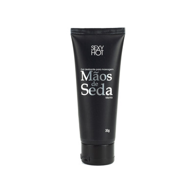 Gel Deslizante para Masturbação com Aroma de Menta - Mãos de Seda | 30g