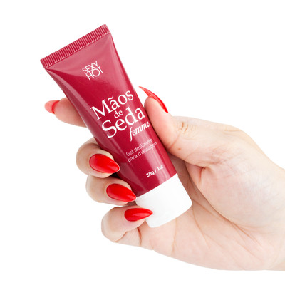 Foto 4 do produto Gel Deslizante para Masturbação -  Sexy Hot Mãos de Seda Femme | 30g