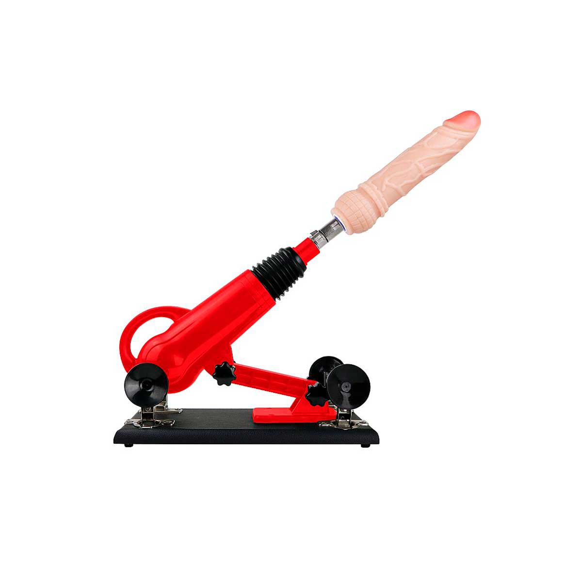 Máquina do Sexo com 2 Próteses Penianas em Silicone e 2 Plugs em Jelly - Powerful Driving II | Disponível em 2 Cores - 8