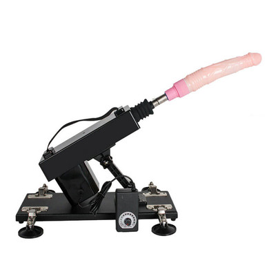 Foto 2 do produto Máquina do Sexo com Controle, Ventosa, Prótese em Forma de Pênis, Masturbador com Formato de Vagina e Vibração Multivelocidade