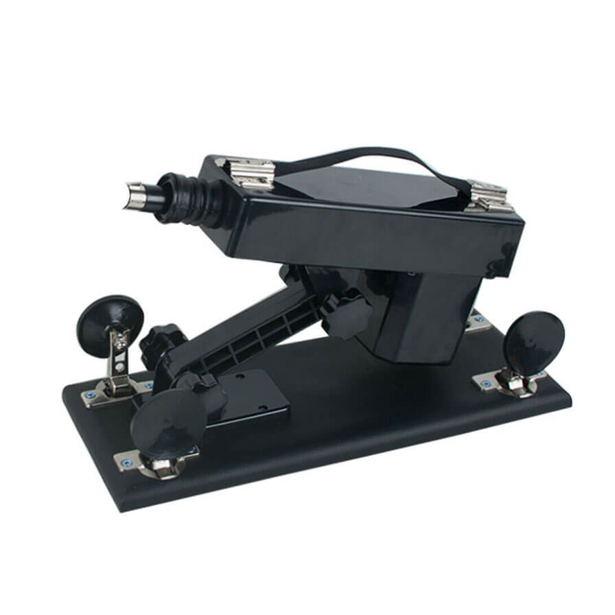 Máquina do Sexo com Controle, Ventosa, Prótese em Forma de Pênis, Masturbador com Formato de Vagina e Vibração Multivelocidade - 9