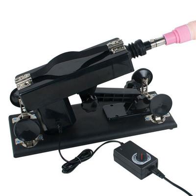 Foto 5 do produto Máquina do Sexo com Controle, Ventosa, Prótese em Forma de Pênis, Masturbador com Formato de Vagina e Vibração Multivelocidade