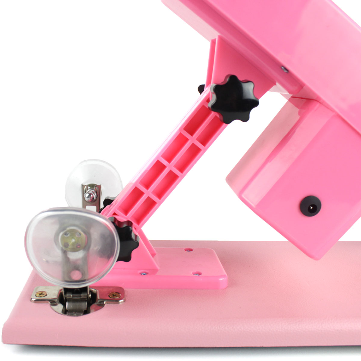 Máquina do Sexo com Multivelocidade, 2 Próteses Penianas, 2 Plugs Anais em Jelly e Ventosas - Powerful Driving | Disponivel em 2 Cores - 9