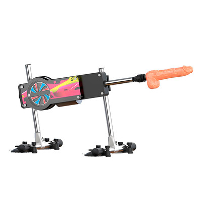 Máquina do Sexo com Prótese Peniana em Silicone, 9 Modos de Vai e Vem e Ângulo Ajustável - Sexy Import | 13 x 4 cm