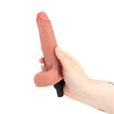 Máquina do Sexo com Prótese Peniana em Silicone, 9 Modos de Vai e Vem e Ângulo Ajustável - Sexy Import | 13 x 4 cm