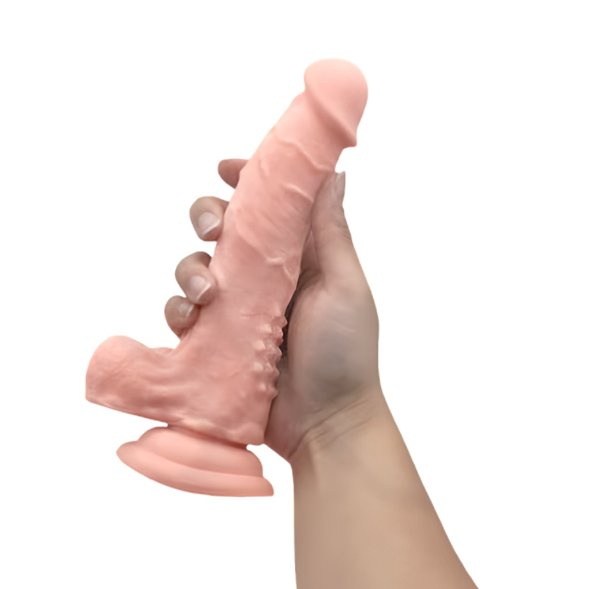Cinta Peniana Ajustável com Prótese Peniana em TPE , Ventosa e Vértebras Internas - Mars Dildo | 14,5 x 4,3 cm - 4
