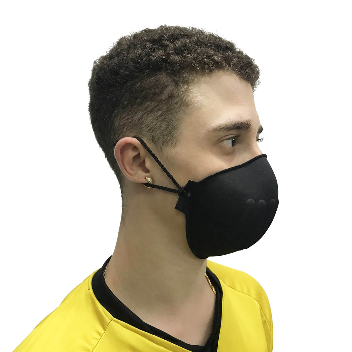 Máscara Protetora Feita em Neoprene Reutilizável com Alça de Segurança - 1 Unidade - 2