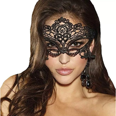 Foto 2 do produto Máscara Rendada com Cordão para Amarrar - Sexy Import | Tamanho Único
