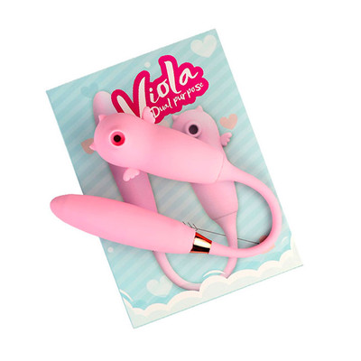 Foto 3 do produto Massageador de Clitóris com 9 Modos de Sucção e Vibrador com 6 Pulsações, Recarregável | 11,8 x 3,1 cm