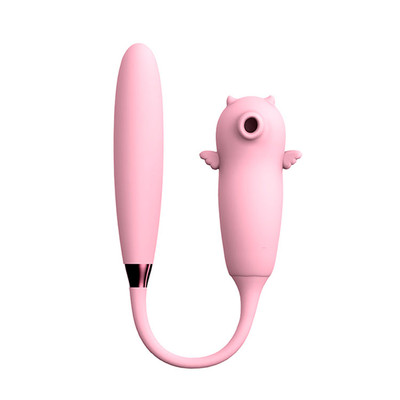 Foto 5 do produto Massageador de Clitóris com 9 Modos de Sucção e Vibrador com 6 Pulsações, Recarregável | 11,8 x 3,1 cm