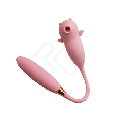 Foto 7 do produto Massageador de Clitóris com 9 Modos de Sucção e Vibrador com 6 Pulsações, Recarregável | 11,8 x 3,1 cm